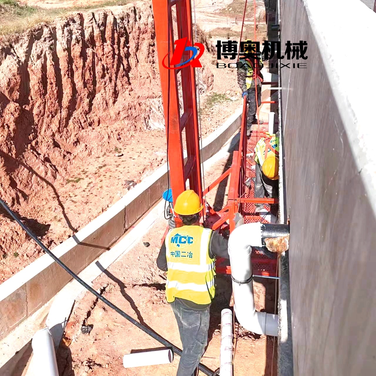 Q4M橋梁排(pai)水管安(an)裝設備(bei)專利産(chan)品