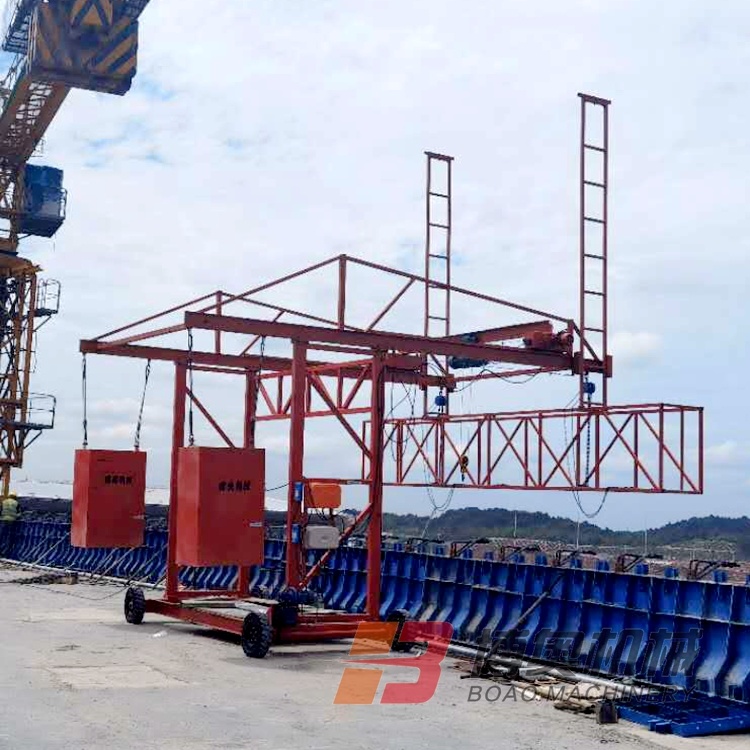 橋梁防(fang)撞牆模(mo)闆台車(che)