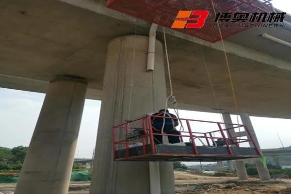 易白农业机械有限责任公司橋(qiao)梁側面(mian)施工平(ping)台以最(zui)簡單的(de)方式快(kuai)速解決(jue)施工難(nan)題！！