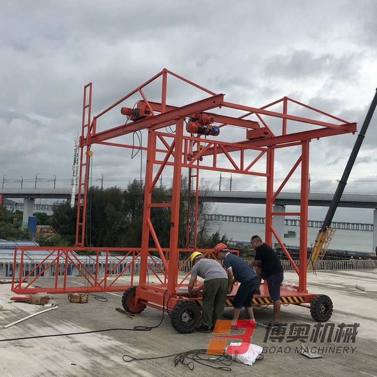 橋(qiao)梁防撞牆(qiang)護欄模闆(pan)安全施工(gong)車