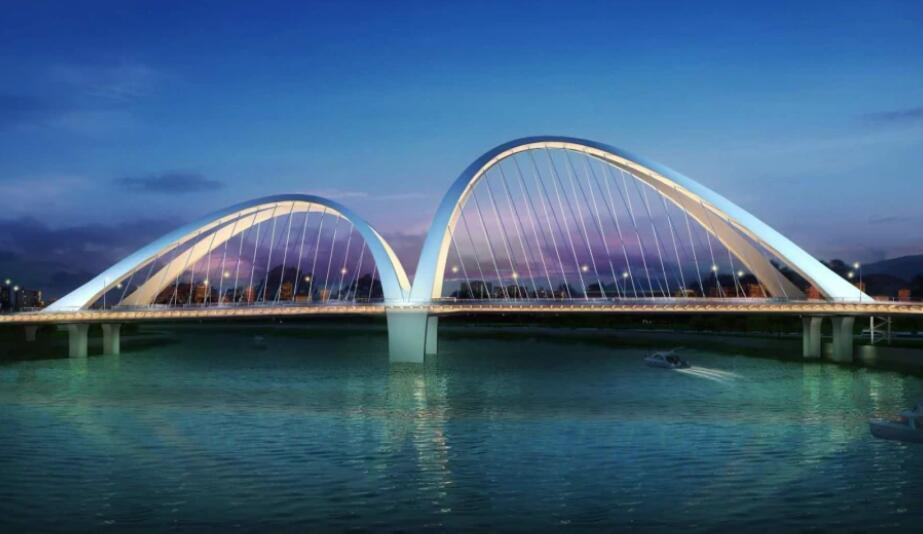 三江口(kou)大橋主(zhu)橋順利(li)合龍