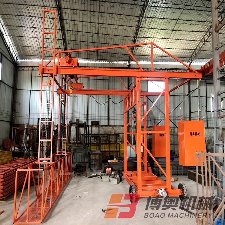 高速橋(qiao)梁護欄模(mo)闆台車使(shi)用方法